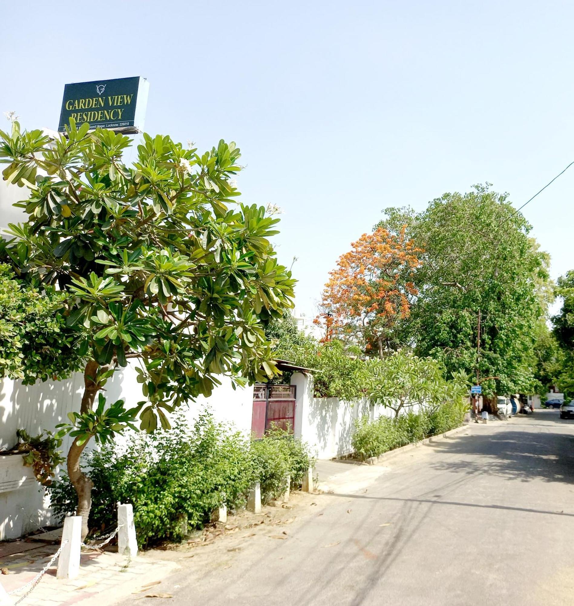 Garden View Residency Bed and Breakfast Lucknow Eksteriør billede